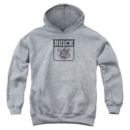 Buick Kids Hoodie 1946 Emblem Athletic Heather Youth Hoody