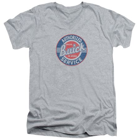 Buick Slim Fit V-Neck Shirt Authorized Service Athletic Heather T-Shirt