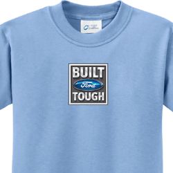 Build Ford Tough Kids Middle Print Shirts