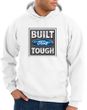 Built Ford Tough Hoodie Hooded Sweatshirt - Ford Logo White Hoody
