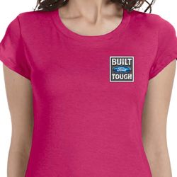 Built Ford Tough Pocket Print Ladies Shirts