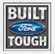 Built Ford Tough Raglan Shirt - Ford Logo Adult White/Forest T-Shirt
