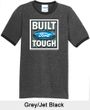 Built Ford Tough Ringer T-Shirts - Ford Logo Adult Tee Shirts