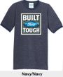 Built Ford Tough Ringer T-Shirts - Ford Logo Adult Tee Shirts