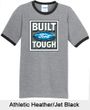 Built Ford Tough Ringer T-Shirts - Ford Logo Adult Tee Shirts