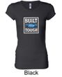 Built Ford Tough Shirt Ford Logo Ladies Longer Length Tee T-Shirt