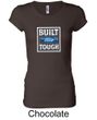 Built Ford Tough Shirt Ford Logo Ladies Longer Length Tee T-Shirt