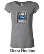 Built Ford Tough Shirt Ford Logo Ladies Longer Length Tee T-Shirt