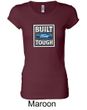 Built Ford Tough Shirt Ford Logo Ladies Longer Length Tee T-Shirt