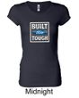 Built Ford Tough Shirt Ford Logo Ladies Longer Length Tee T-Shirt