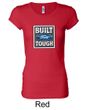 Built Ford Tough Shirt Ford Logo Ladies Longer Length Tee T-Shirt