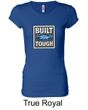 Built Ford Tough Shirt Ford Logo Ladies Longer Length Tee T-Shirt
