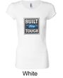 Built Ford Tough Shirt Ford Logo Ladies Longer Length Tee T-Shirt