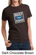 Built Ford Tough Shirt Ford Logo Ladies Tee T-Shirt