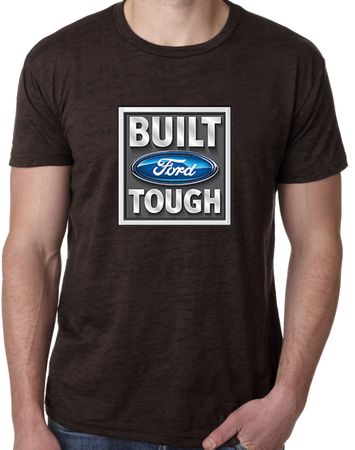 Built Ford Tough Shirt Ford Logo Mens Burnout Tee T-Shirt