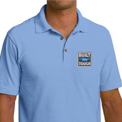 Built Ford Tough Shirt Ford Logo Mens Pique Polo Tee T-Shirt