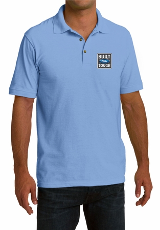 Built Ford Tough Shirt Ford Logo Mens Pique Polo Tee T-Shirt