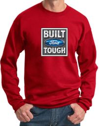 Built Ford Tough Sweatshirt Ford Logo Mens Red Sweat Shirt Built Ford Tough Sweatshirt Ford Logo Mens Red Sweat Shirt