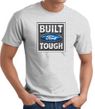 Built Ford Tough T-Shirt - Ford Logo Adult Ash Tee Shirt