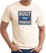 Built Ford Tough T-Shirt - Ford Logo Adult Natural Tee Shirt