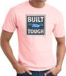 Built Ford Tough T-Shirt - Ford Logo Adult Pink Tee Shirt