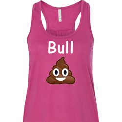 Bull Crap Ladies Flowy Racerback Tanktop