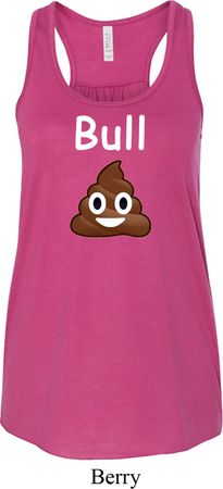 Bull Crap Ladies Flowy Racerback Tanktop