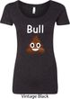 Bull Crap Ladies Scoop Neck Shirt