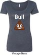 Bull Crap Ladies Scoop Neck Shirt