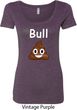 Bull Crap Ladies Scoop Neck Shirt