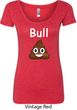 Bull Crap Ladies Scoop Neck Shirt