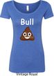 Bull Crap Ladies Scoop Neck Shirt