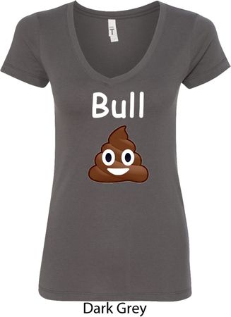 Bull Crap Ladies V-Neck Shirt
