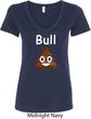 Bull Crap Ladies V-Neck Shirt