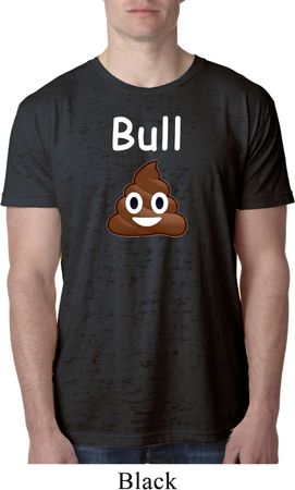 Bull Crap Mens Burnout Shirt