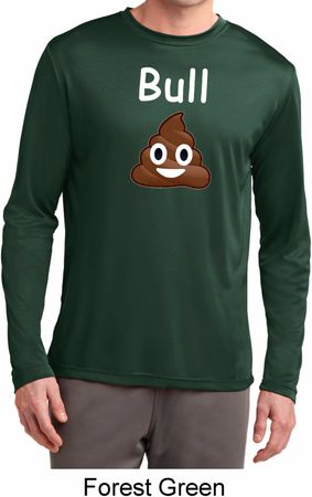 Bull Crap Mens Moisture Wicking Long Sleeve Shirt