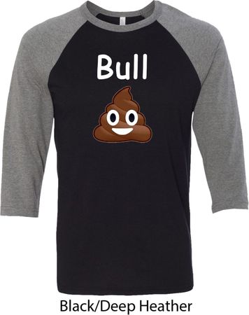 Bull Crap Mens Raglan Shirt