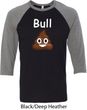 Bull Crap Mens Raglan Shirt