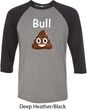 Bull Crap Mens Raglan Shirt