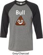 Bull Crap Mens Raglan Shirt