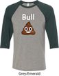 Bull Crap Mens Raglan Shirt