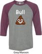 Bull Crap Mens Raglan Shirt