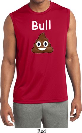 Bull Crap Mens Sleeveless Moisture Wicking Shirt