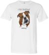 Bulldog T-shirt - I Am Smiling Adult Tee Shirt