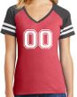 Buy Cool Shirts Ladies Double Zeroes V-Neck Sporty Tee Shirt
