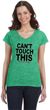 Can't Touch This Ladies Social Distancing Fit V-Neck T-Shirt