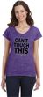 Can't Touch This Ladies Social Distancing Fit V-Neck T-Shirt