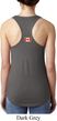 Canada Flag Patch Back Print Ladies Ideal Tank Top