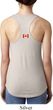 Canada Flag Patch Back Print Ladies Ideal Tank Top