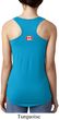 Canada Flag Patch Back Print Ladies Ideal Tank Top